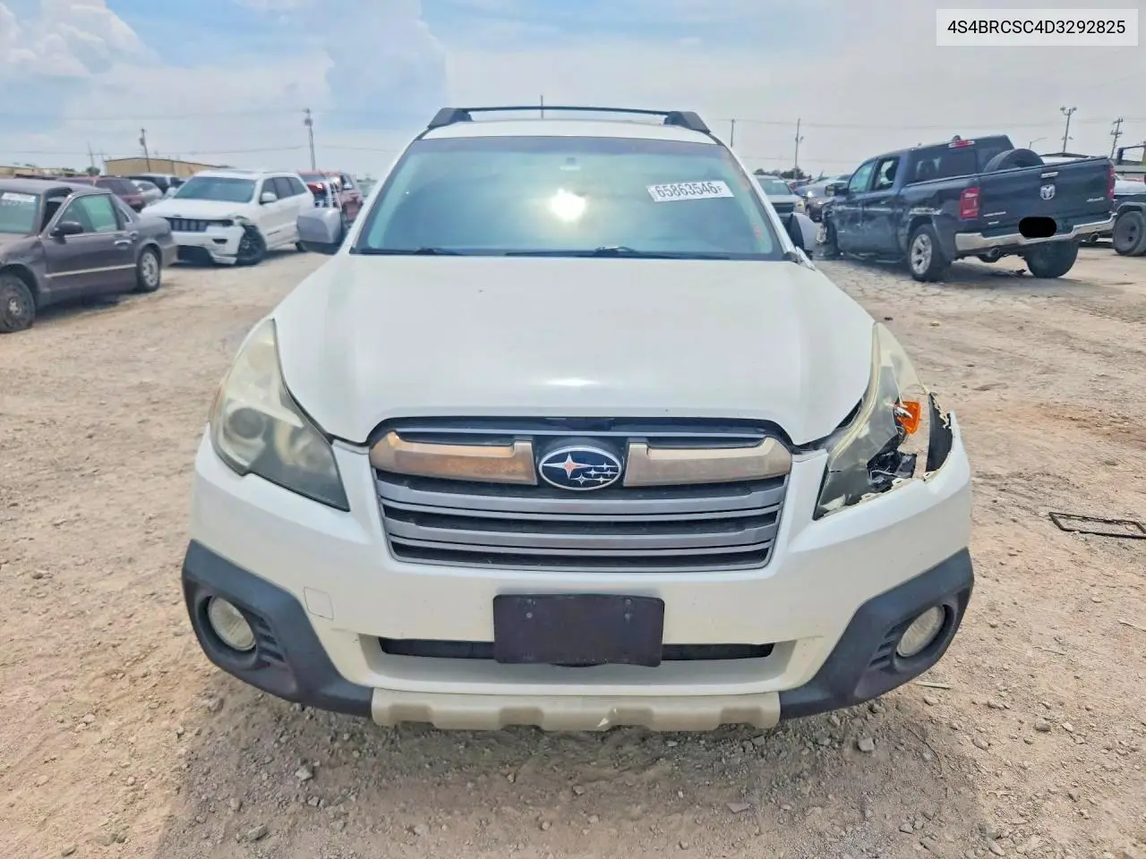 2013 SUBARU OUTBACK VIN 4S4BRCSC4D3292825 — фото 5