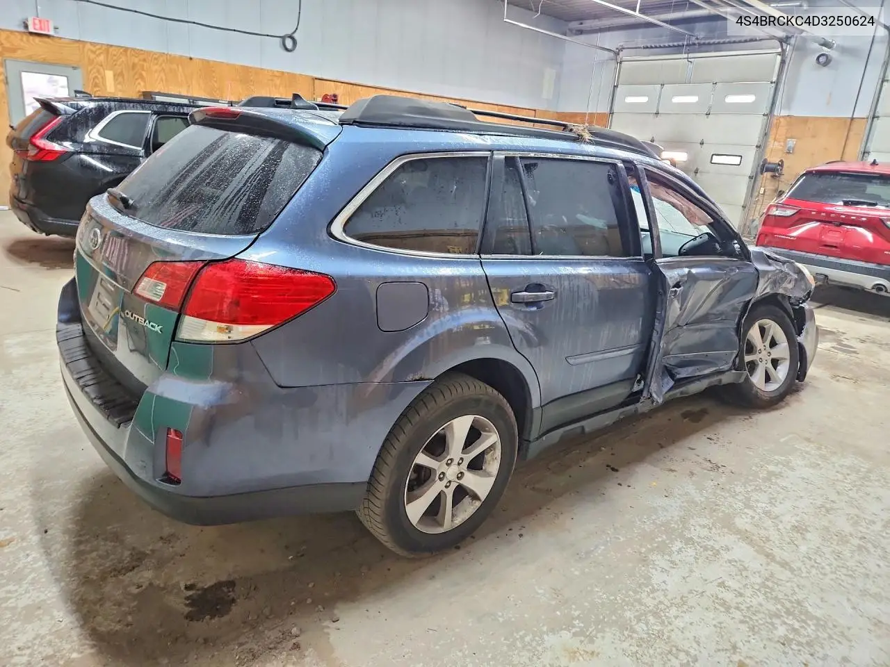 2013 SUBARU OUTBACK VIN 4S4BRCKC4D3250624 — фото 3