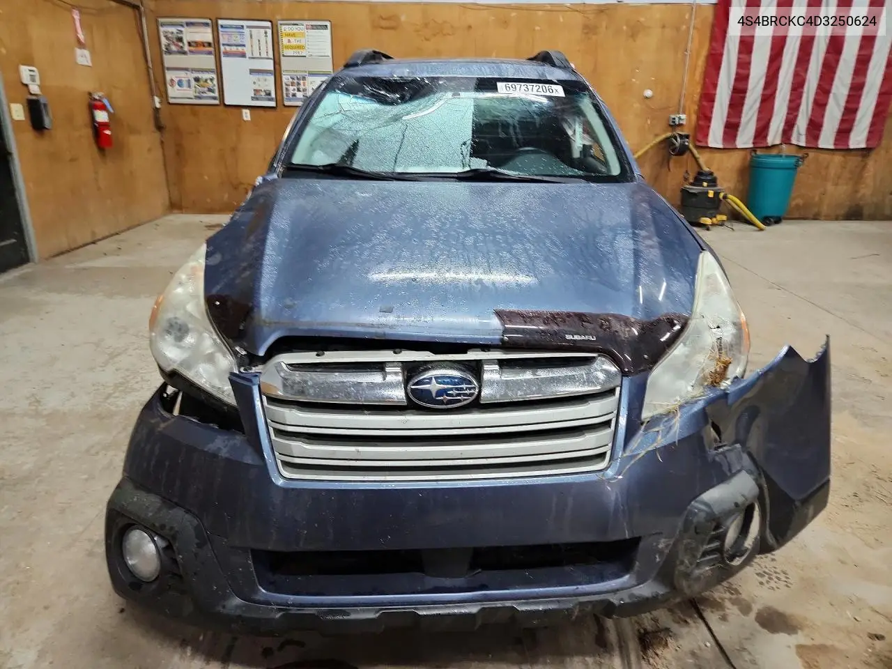 2013 SUBARU OUTBACK VIN 4S4BRCKC4D3250624 — фото 5