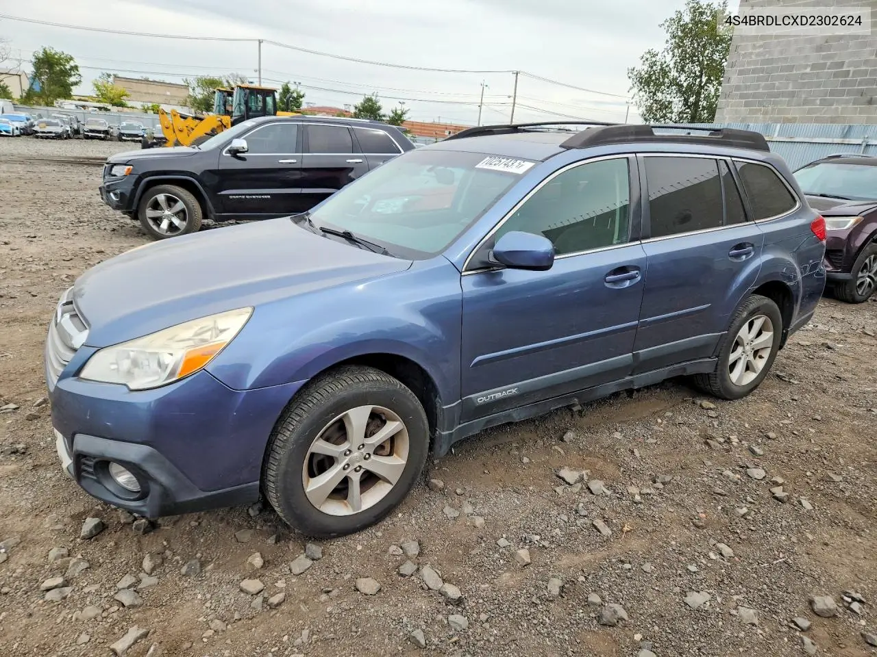 SUBARU OUTBACK 2013, VIN 4S4BRDLCXD2302624