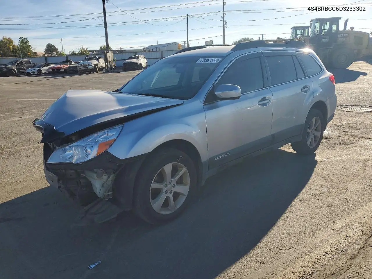 SUBARU OUTBACK 2013, VIN 4S4BRBCC6D3233302