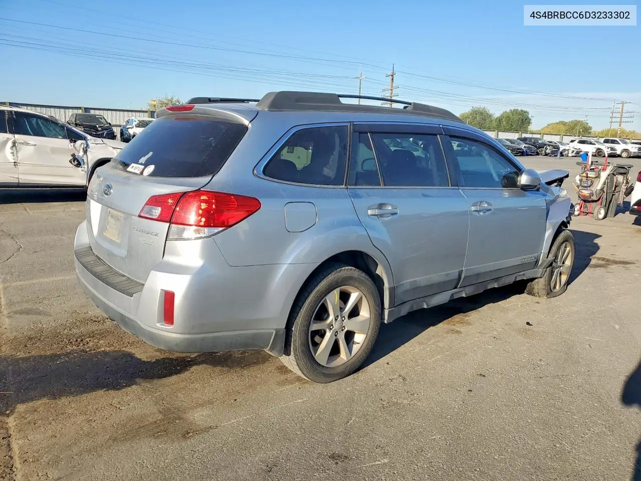 2013 SUBARU OUTBACK VIN 4S4BRBCC6D3233302 — фото 3