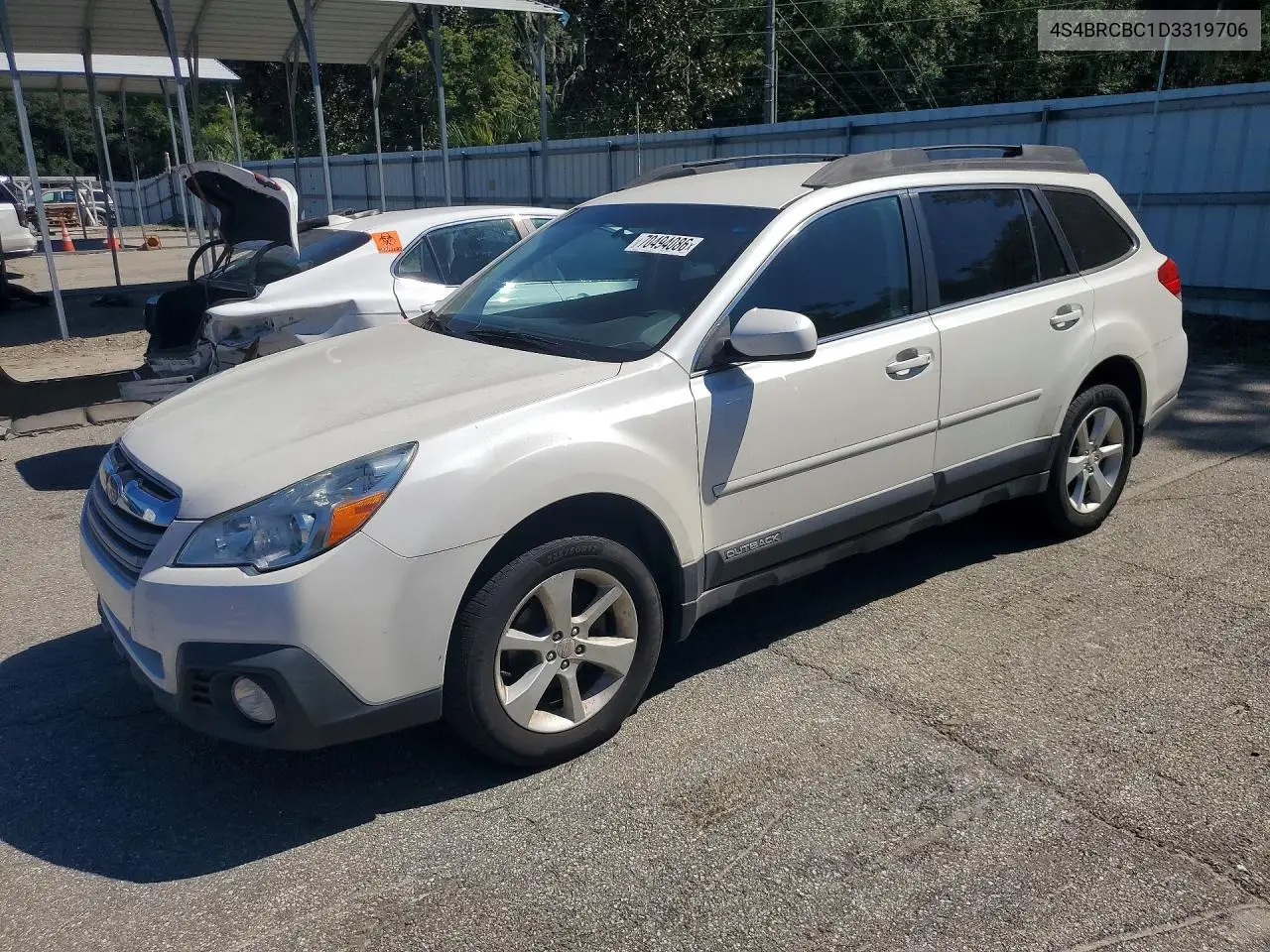SUBARU OUTBACK 2013, VIN 4S4BRCBC1D3319706