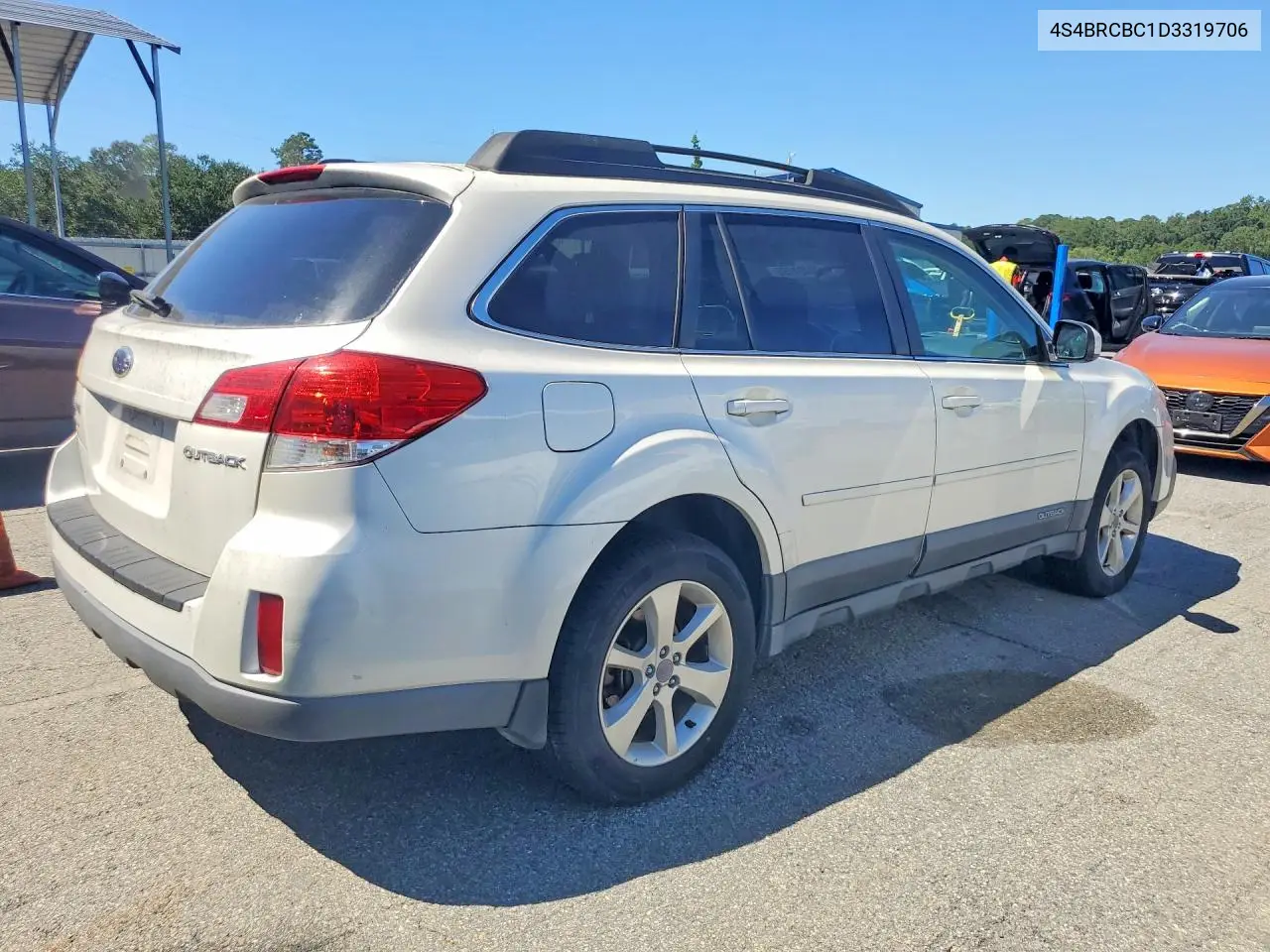 2013 SUBARU OUTBACK VIN 4S4BRCBC1D3319706 — фото 3