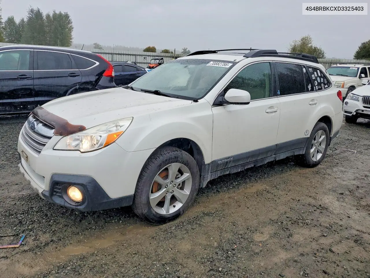 SUBARU OUTBACK 2013, VIN 4S4BRBKCXD3325403