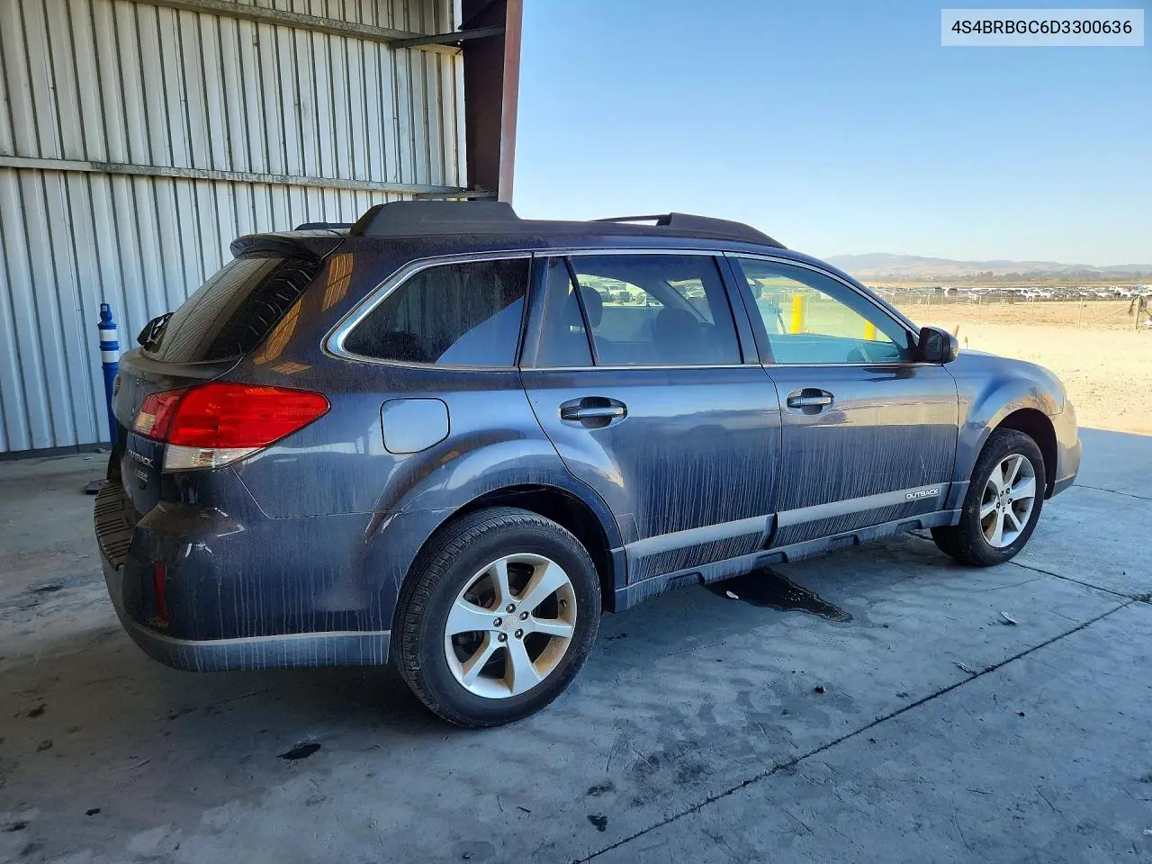 2013 SUBARU OUTBACK VIN 4S4BRBGC6D3300636 — фото 3