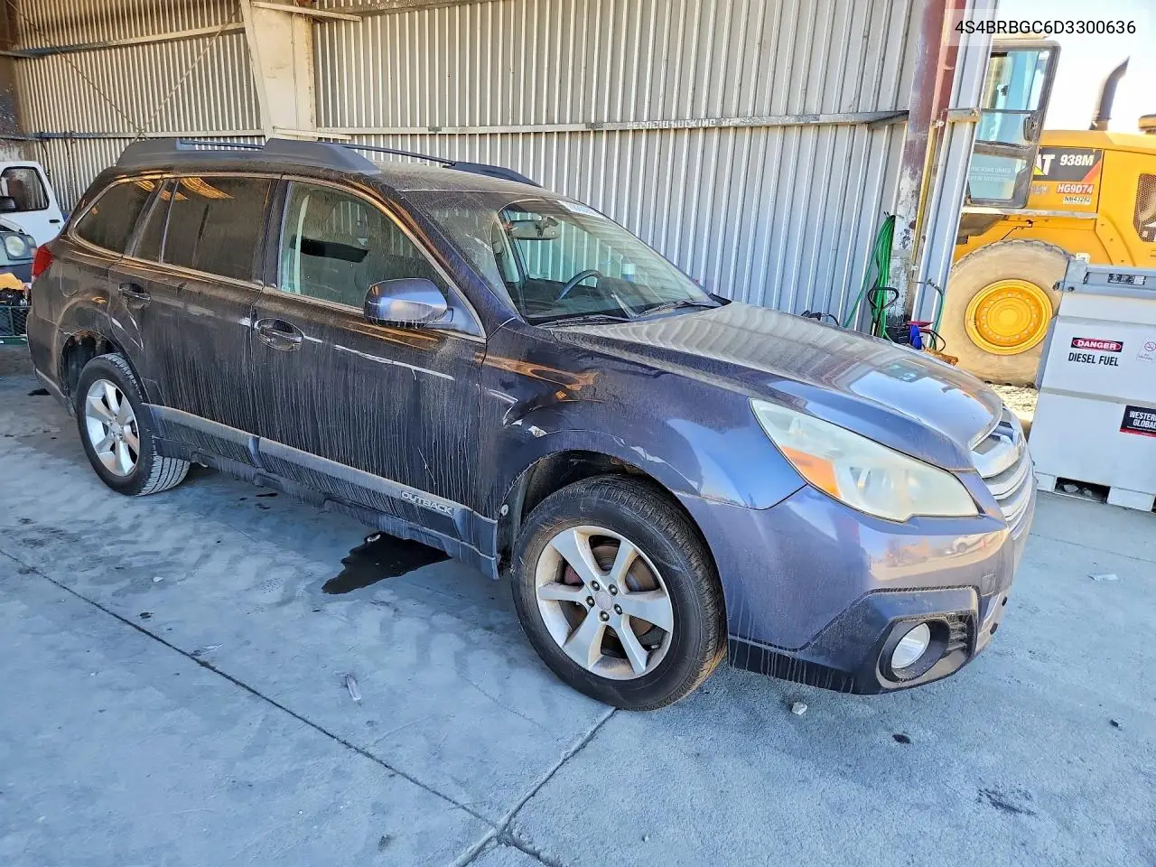 2013 SUBARU OUTBACK VIN 4S4BRBGC6D3300636 — фото 4