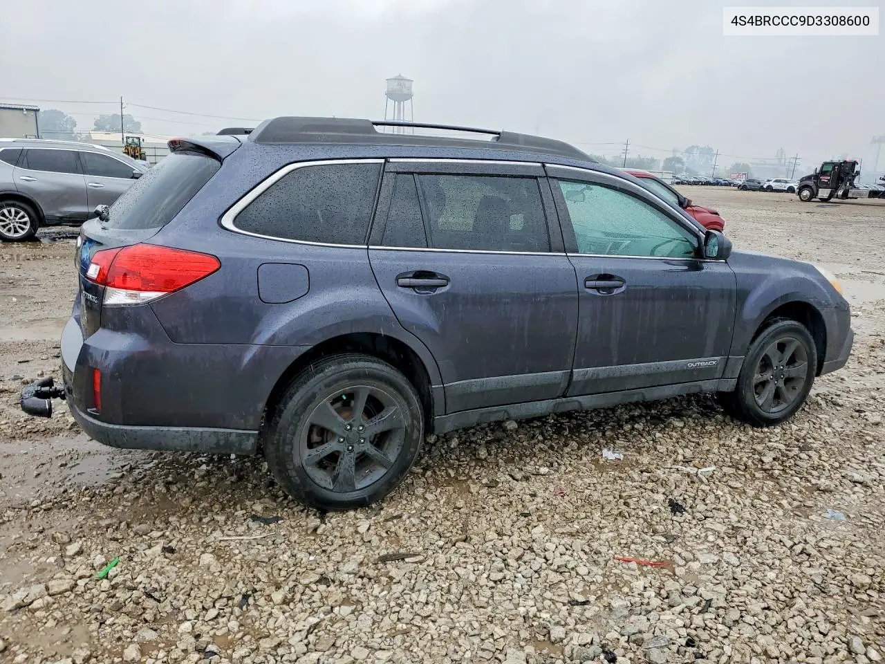 2013 SUBARU OUTBACK VIN 4S4BRCCC9D3308600 — фото 3