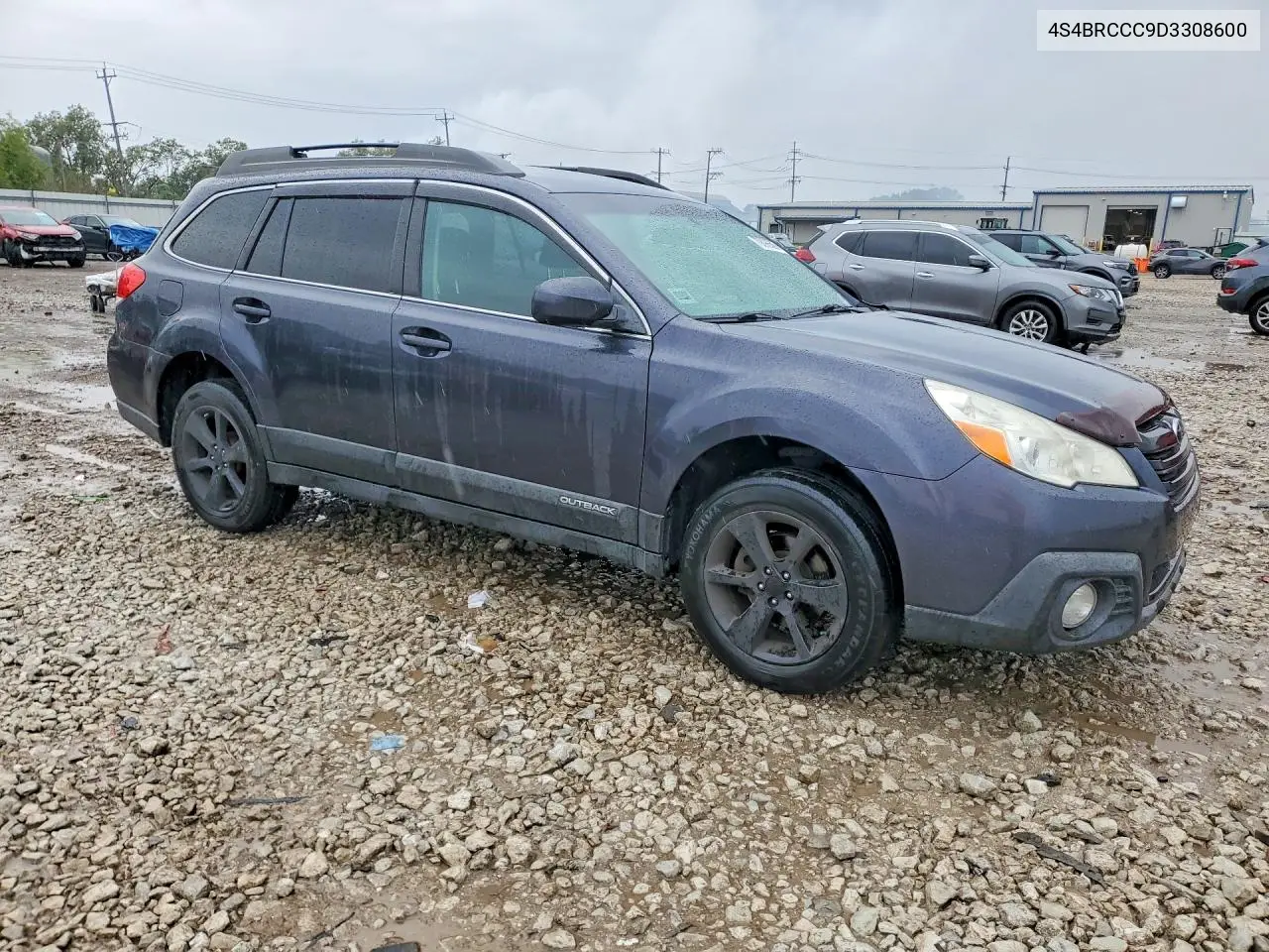 2013 SUBARU OUTBACK VIN 4S4BRCCC9D3308600 — фото 4