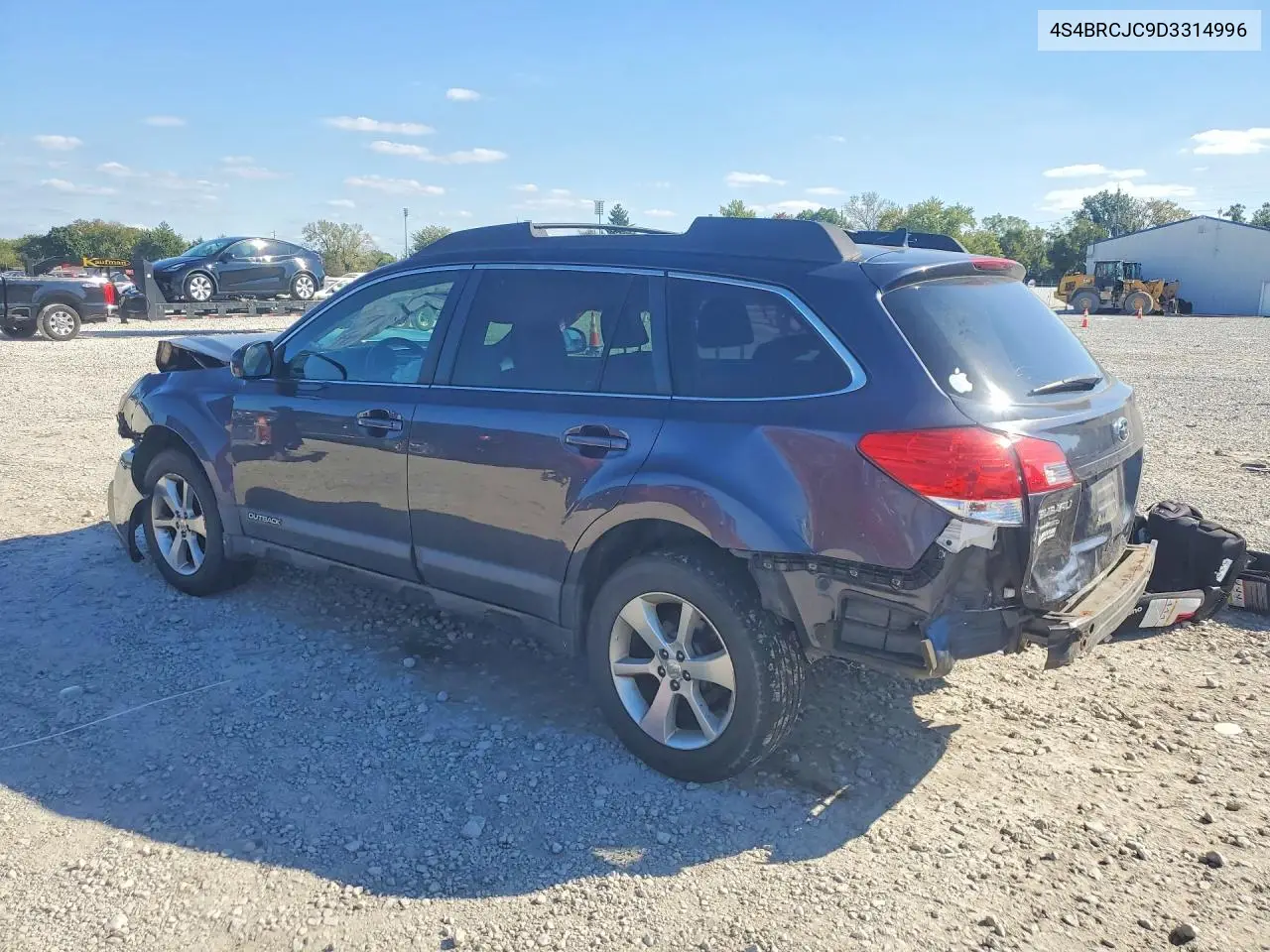 2013 SUBARU OUTBACK VIN 4S4BRCJC9D3314996 — фото 2