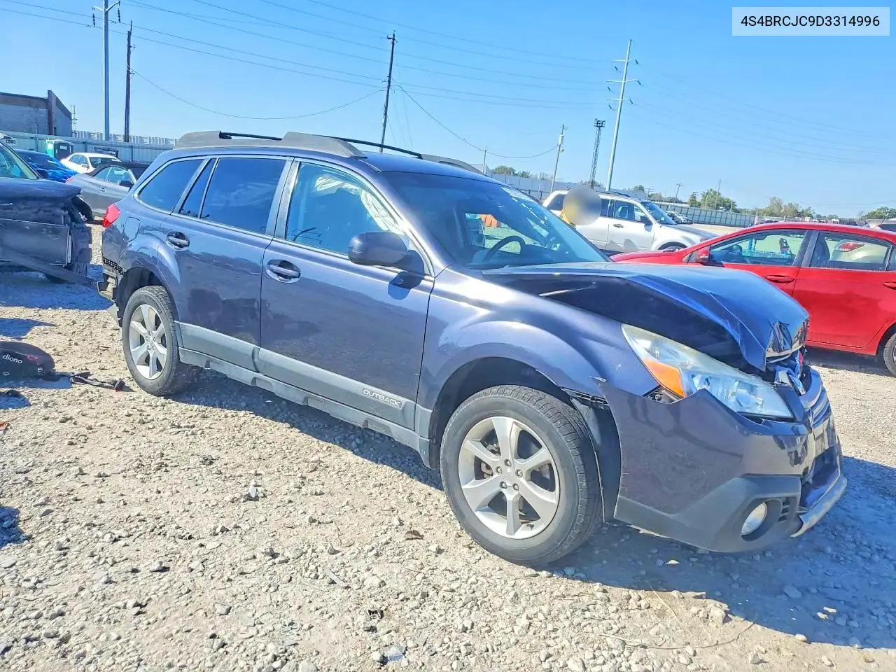 2013 SUBARU OUTBACK VIN 4S4BRCJC9D3314996 — фото 4