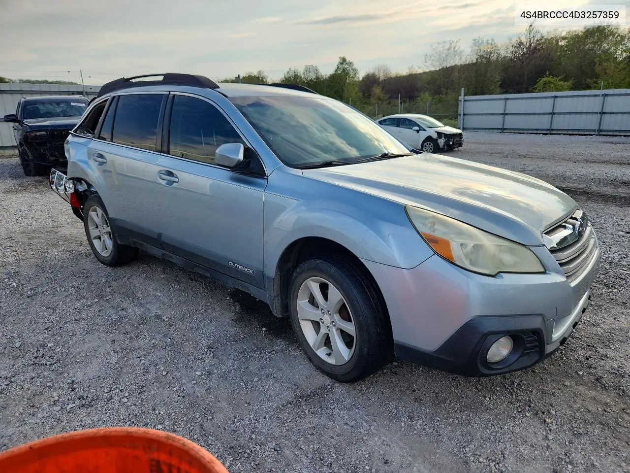 2013 SUBARU OUTBACK VIN 4S4BRCCC4D3257359 — фото 4
