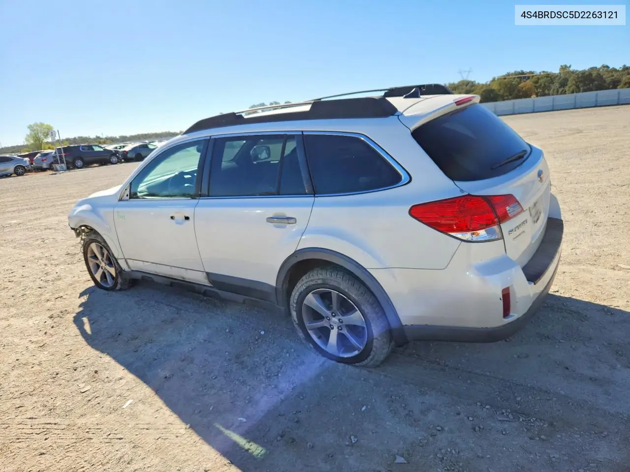 2013 SUBARU OUTBACK VIN 4S4BRDSC5D2263121 — фото 2