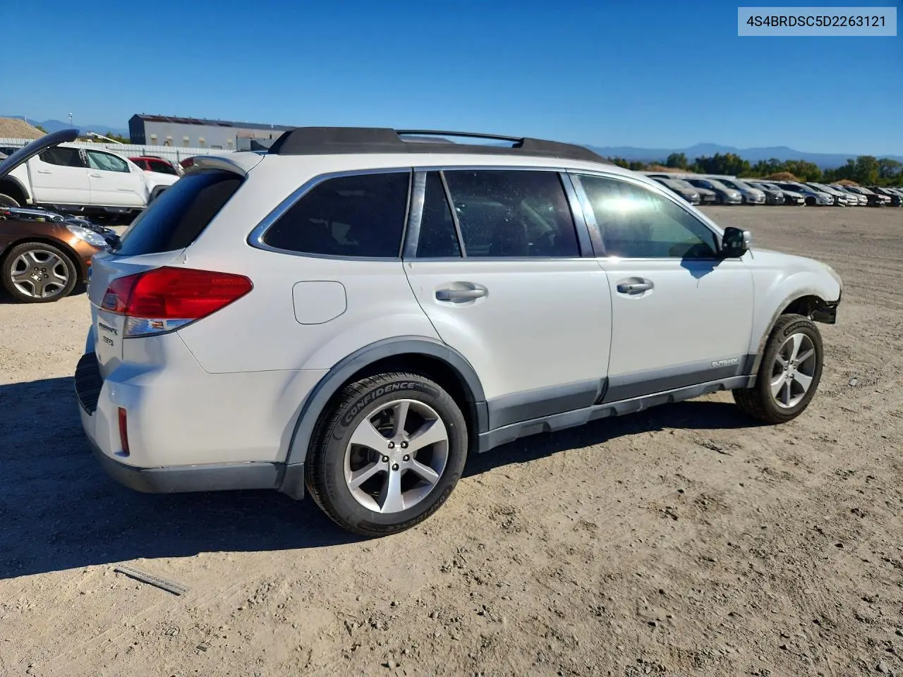 2013 SUBARU OUTBACK VIN 4S4BRDSC5D2263121 — фото 3
