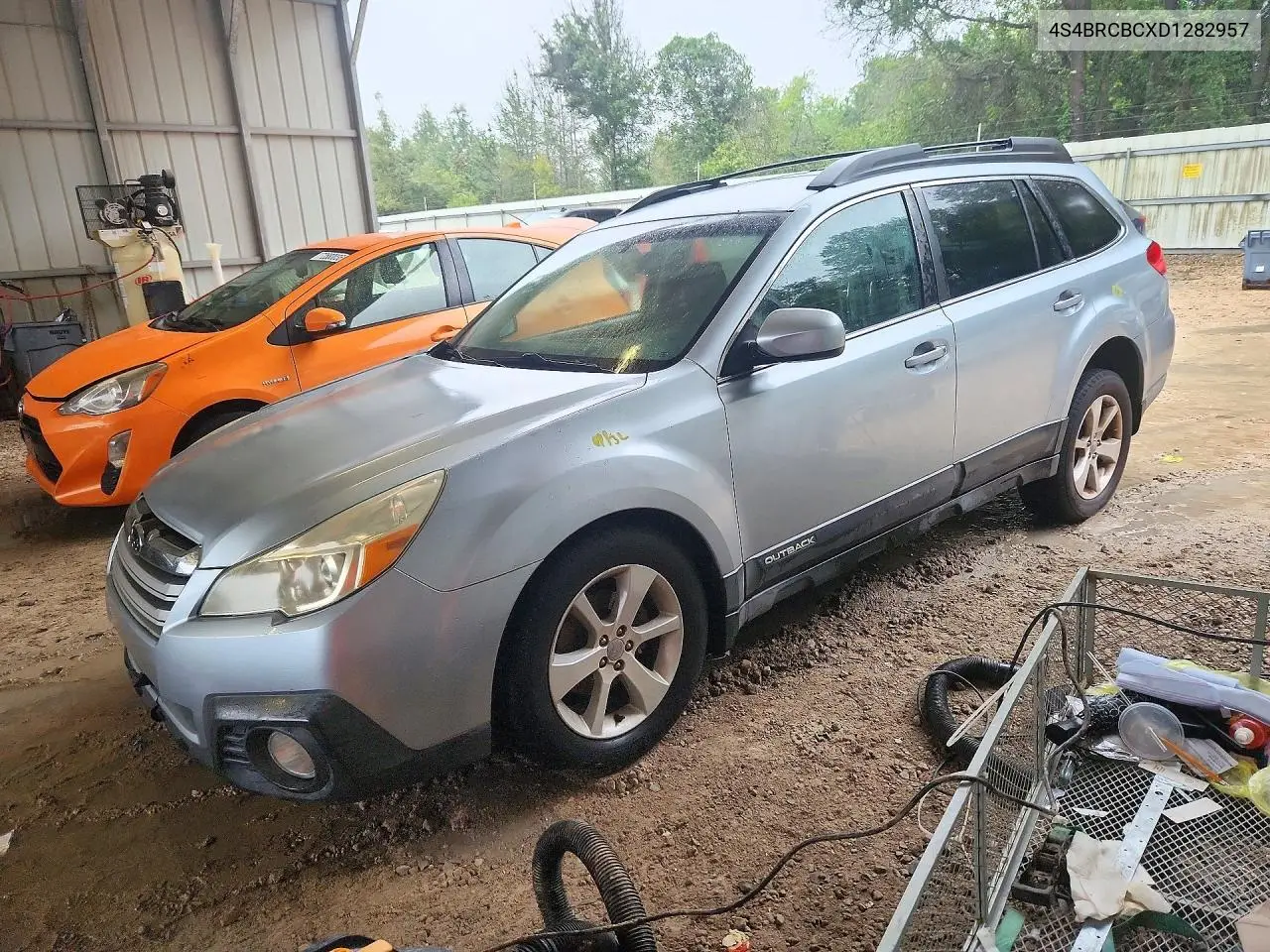 2013 SUBARU OUTBACK VIN 4S4BRCBCXD1282957 — фото 2