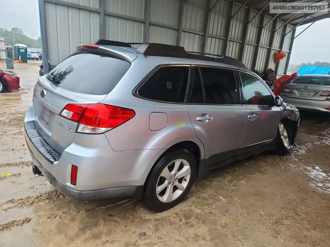 2013 SUBARU OUTBACK VIN 4S4BRCBCXD1282957 — фото 3