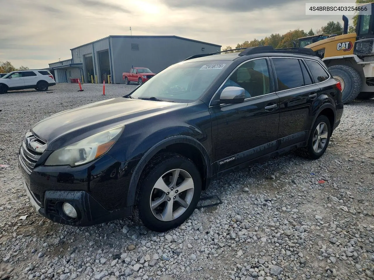 SUBARU OUTBACK 2013, VIN 4S4BRBSC4D3254666