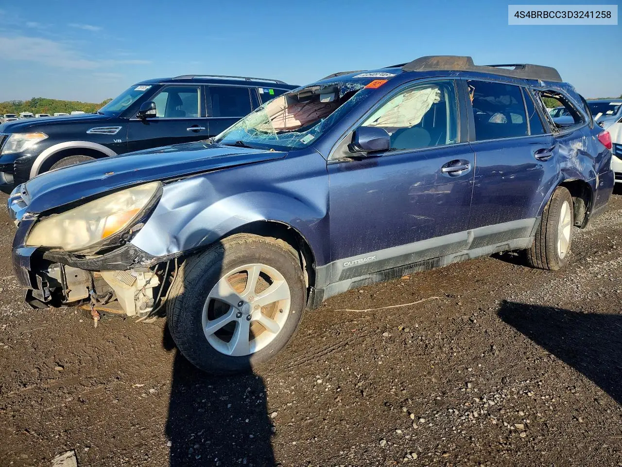 SUBARU OUTBACK 2013, VIN 4S4BRBCC3D3241258