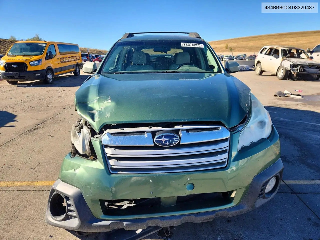 2013 SUBARU OUTBACK VIN 4S4BRBCC4D3320437 — фото 5