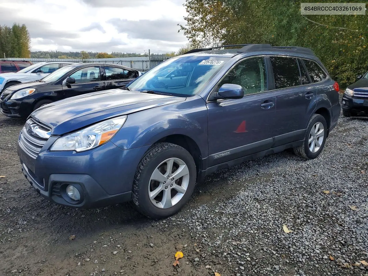 SUBARU OUTBACK 2013, VIN 4S4BRCCC4D3261069