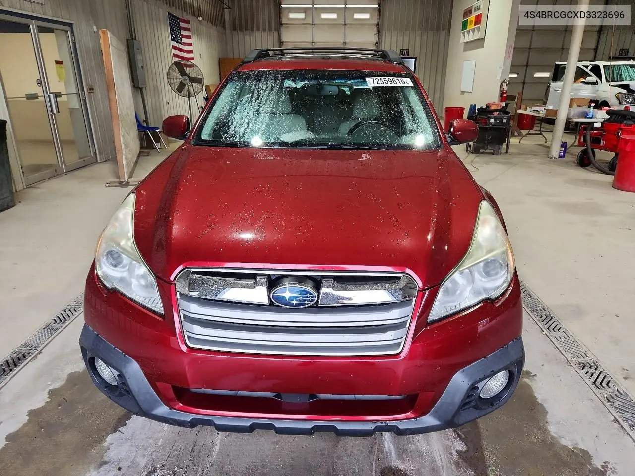 2013 SUBARU OUTBACK VIN 4S4BRCGCXD3323696 — фото 5
