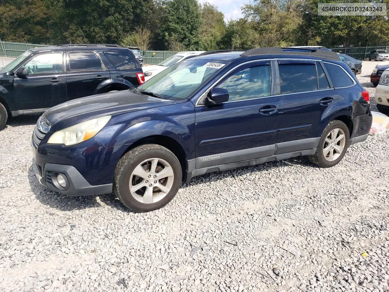 SUBARU OUTBACK 2013, VIN 4S4BRCKC1D3243243