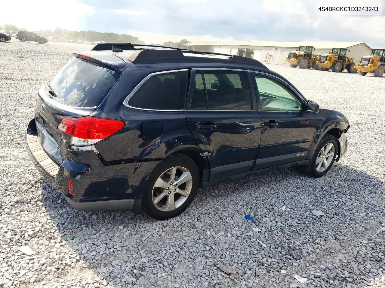 2013 SUBARU OUTBACK VIN 4S4BRCKC1D3243243 — фото 3
