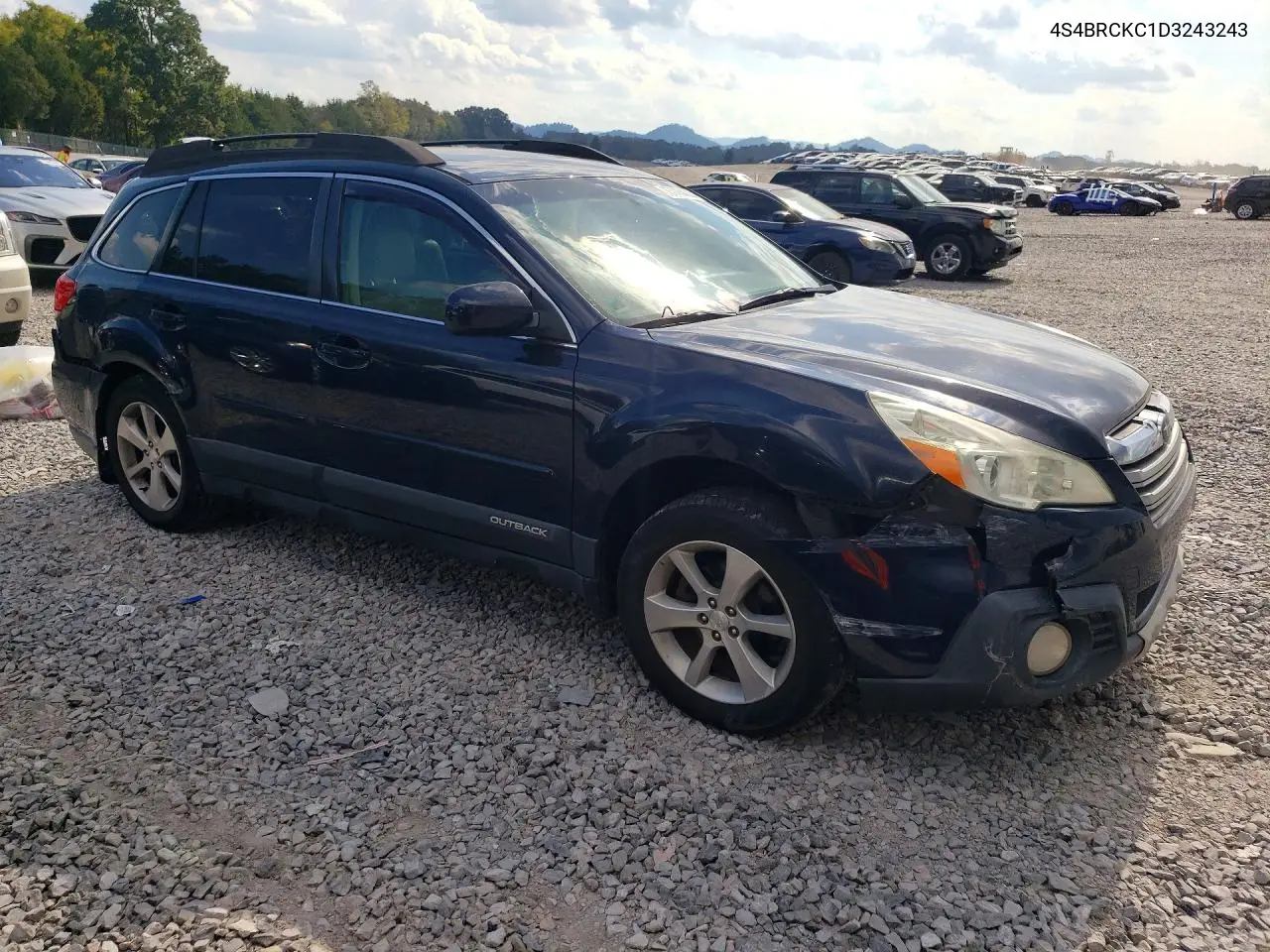 2013 SUBARU OUTBACK VIN 4S4BRCKC1D3243243 — фото 4