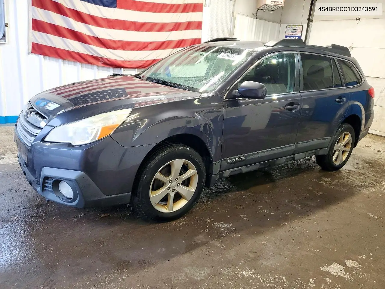 SUBARU OUTBACK 2013, VIN 4S4BRBCC1D3243591
