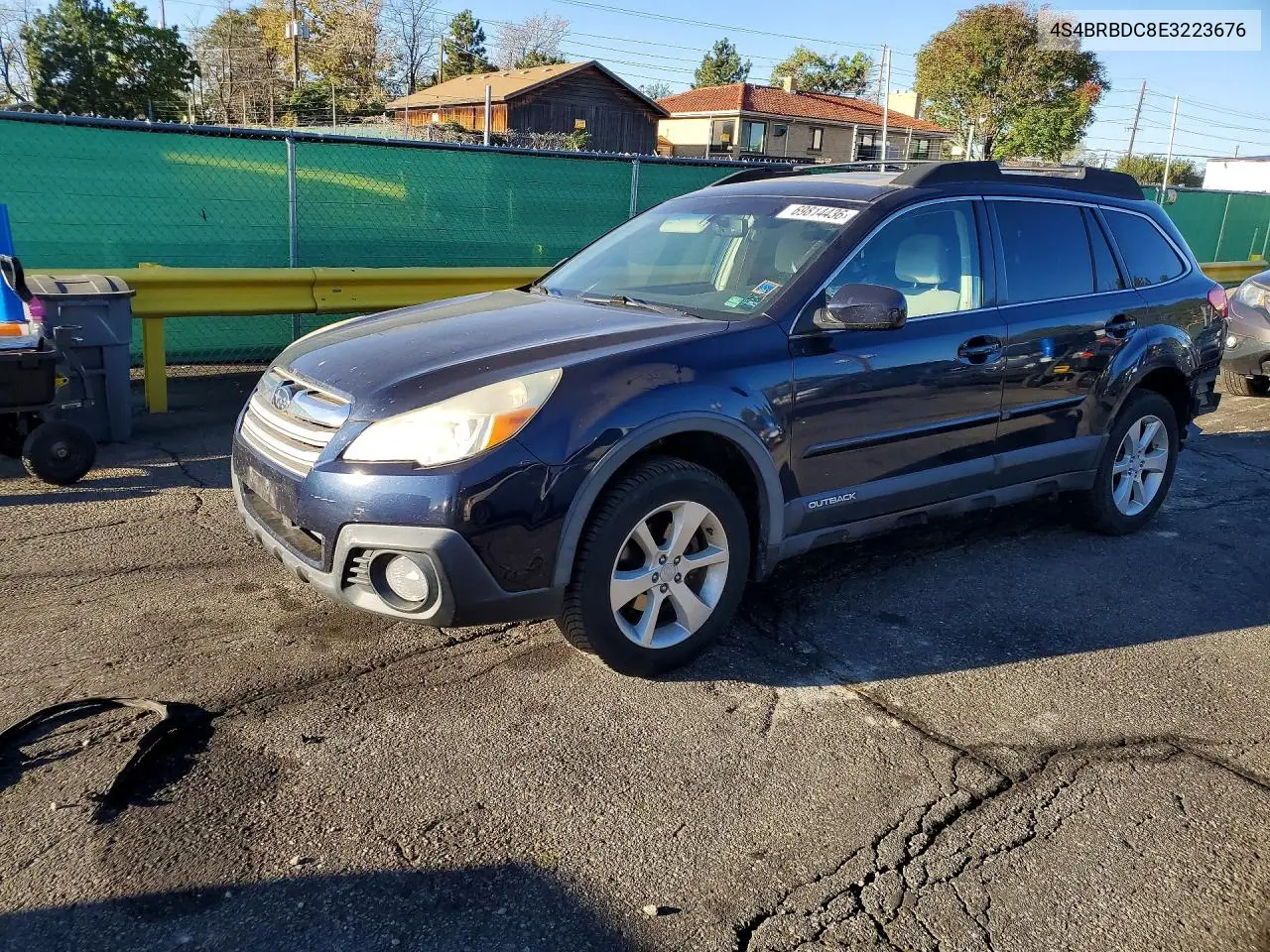 SUBARU OUTBACK 2014, VIN 4S4BRBDC8E3223676