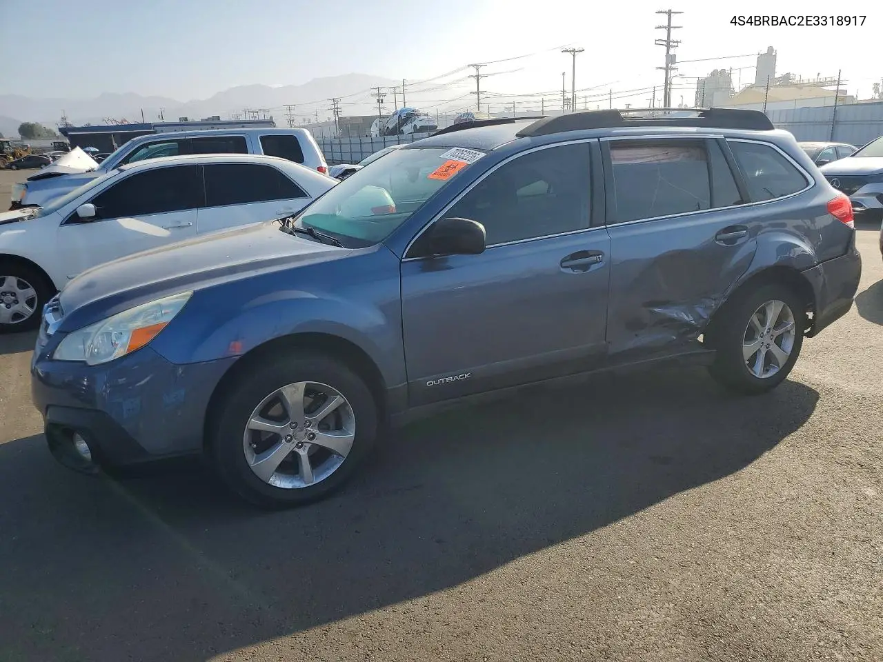 SUBARU OUTBACK 2014, VIN 4S4BRBAC2E3318917
