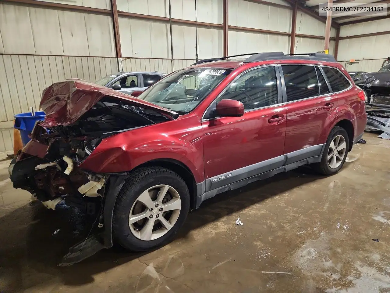 SUBARU OUTBACK 2014, VIN 4S4BRDMC7E2234153