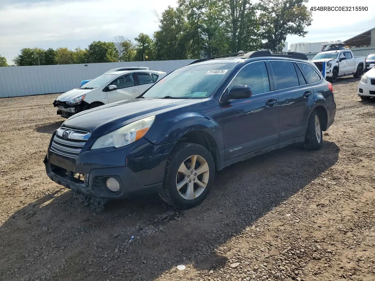 SUBARU OUTBACK 2014, VIN 4S4BRBCC0E3215590