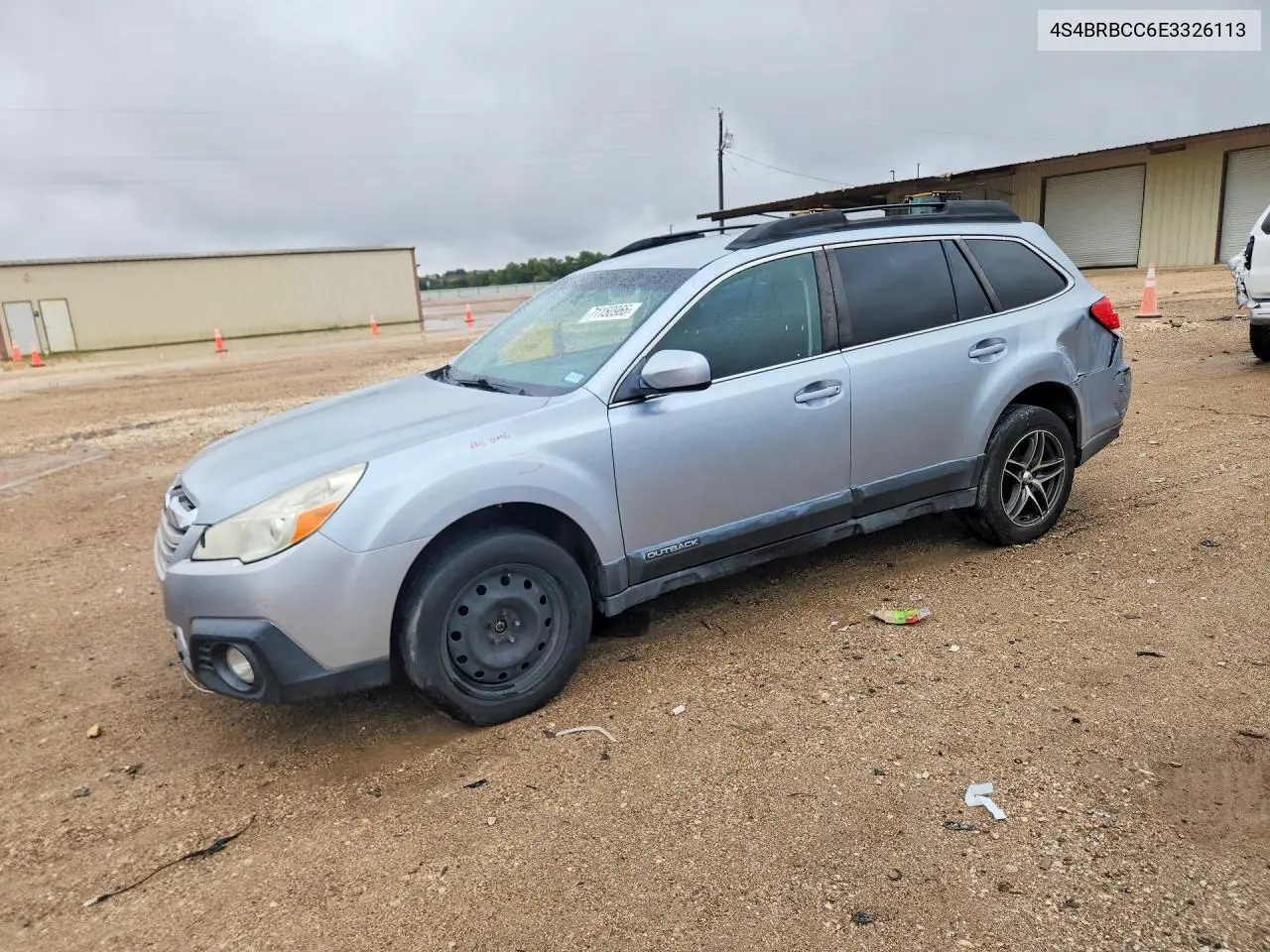 SUBARU OUTBACK 2014, VIN 4S4BRBCC6E3326113