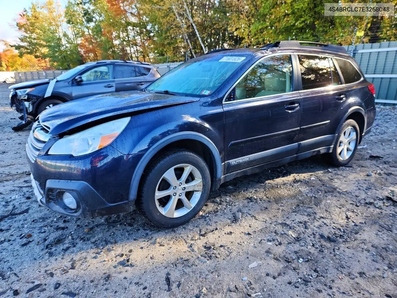 SUBARU OUTBACK 2014, VIN 4S4BRCLC7E3268048