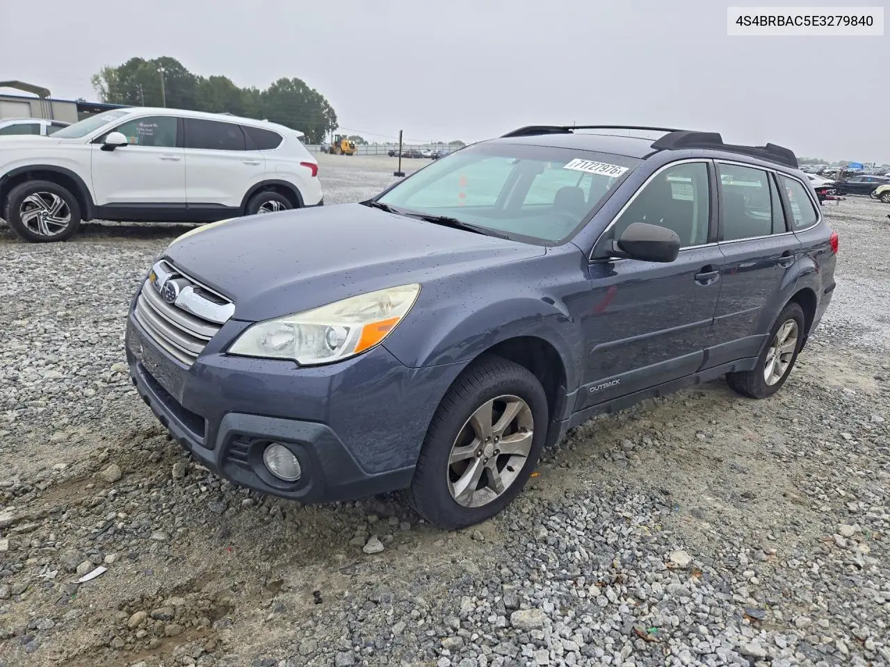SUBARU OUTBACK 2014, VIN 4S4BRBAC5E3279840