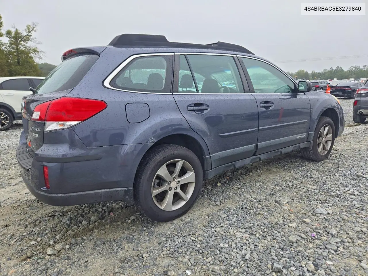 2014 SUBARU OUTBACK VIN 4S4BRBAC5E3279840 — фото 3