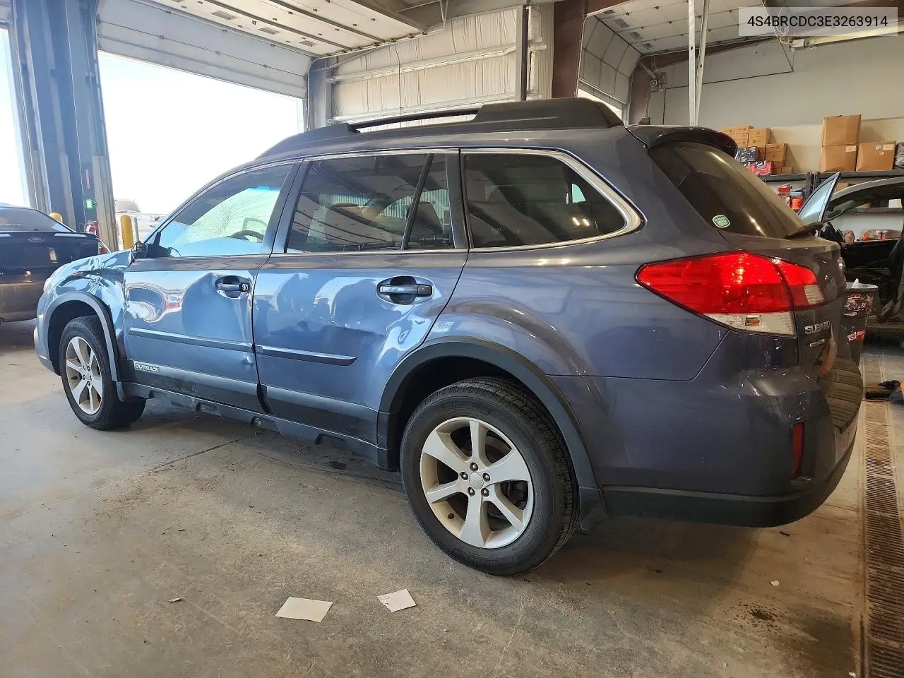 2014 SUBARU OUTBACK VIN 4S4BRCDC3E3263914 — фото 2