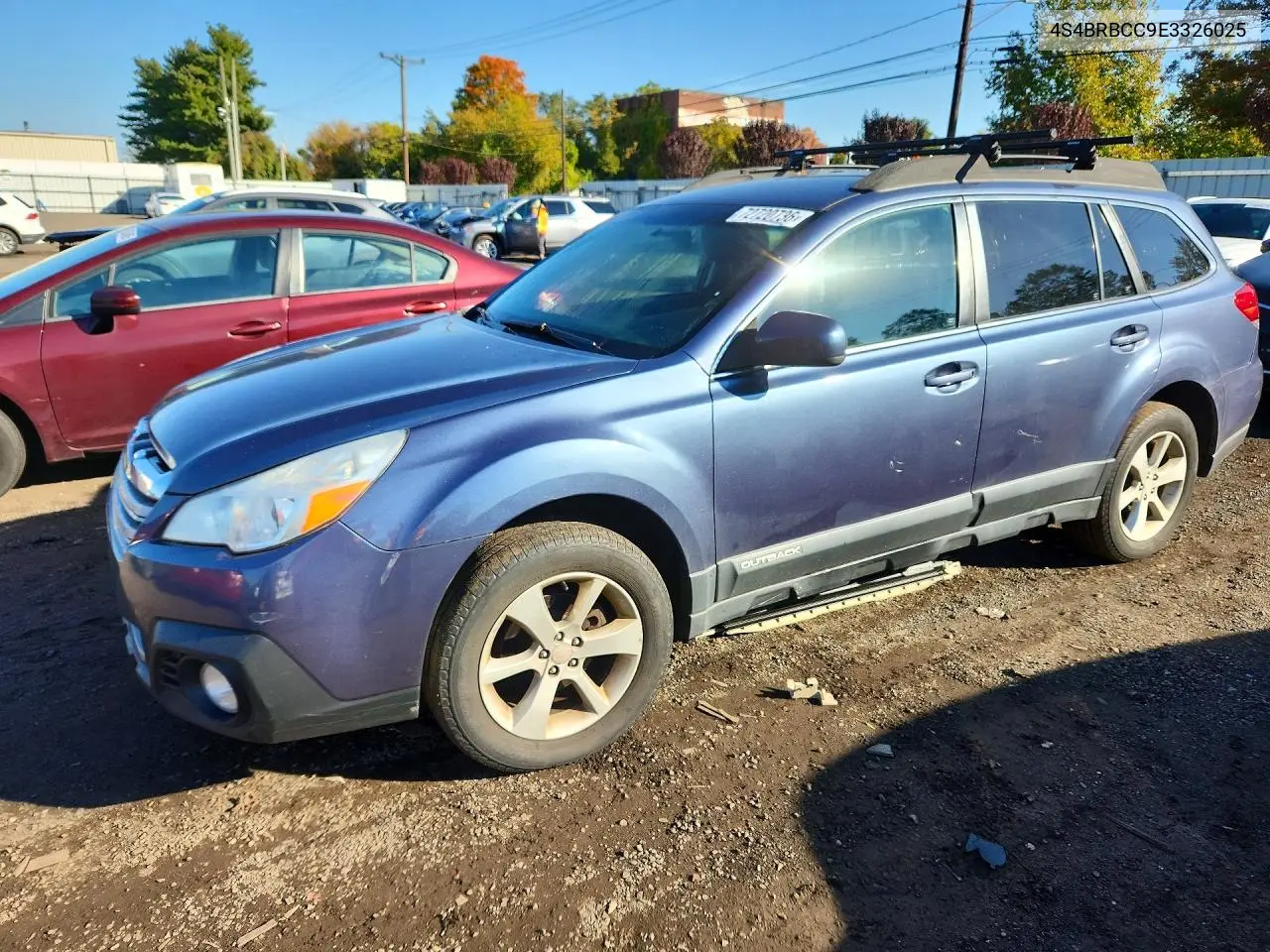 SUBARU OUTBACK 2014, VIN 4S4BRBCC9E3326025