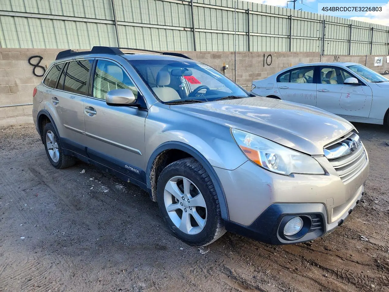 2014 SUBARU OUTBACK VIN 4S4BRCDC7E3226803 — фото 4