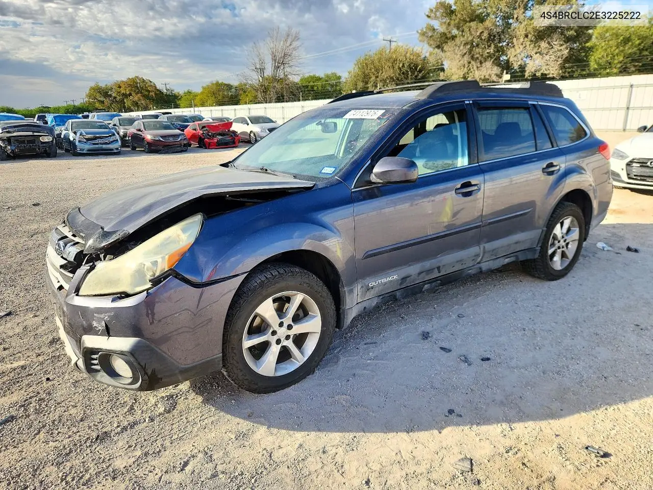 SUBARU OUTBACK 2014, VIN 4S4BRCLC2E3225222