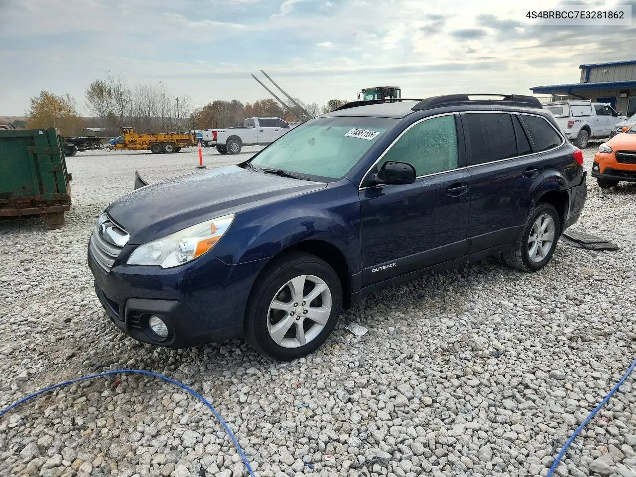 SUBARU OUTBACK 2014, VIN 4S4BRBCC7E3281862