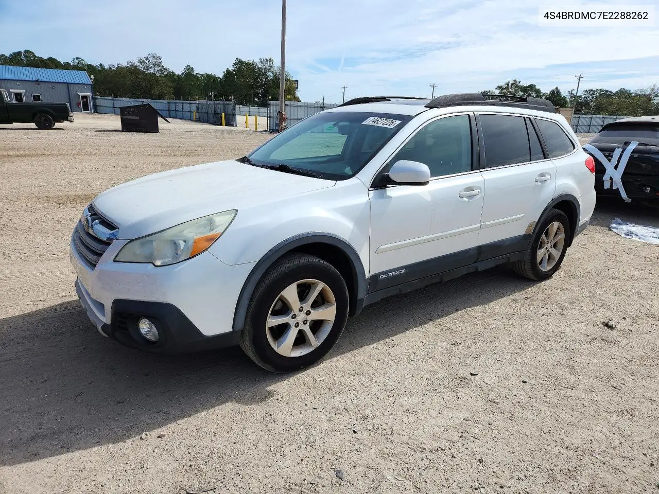 SUBARU OUTBACK 2014, VIN 4S4BRDMC7E2288262