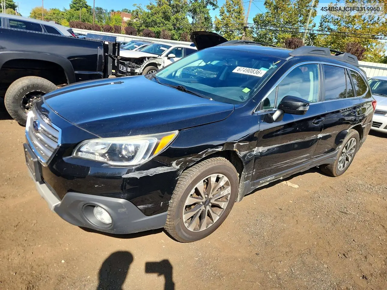 SUBARU OUTBACK 2015, VIN 4S4BSAJC8F3319960