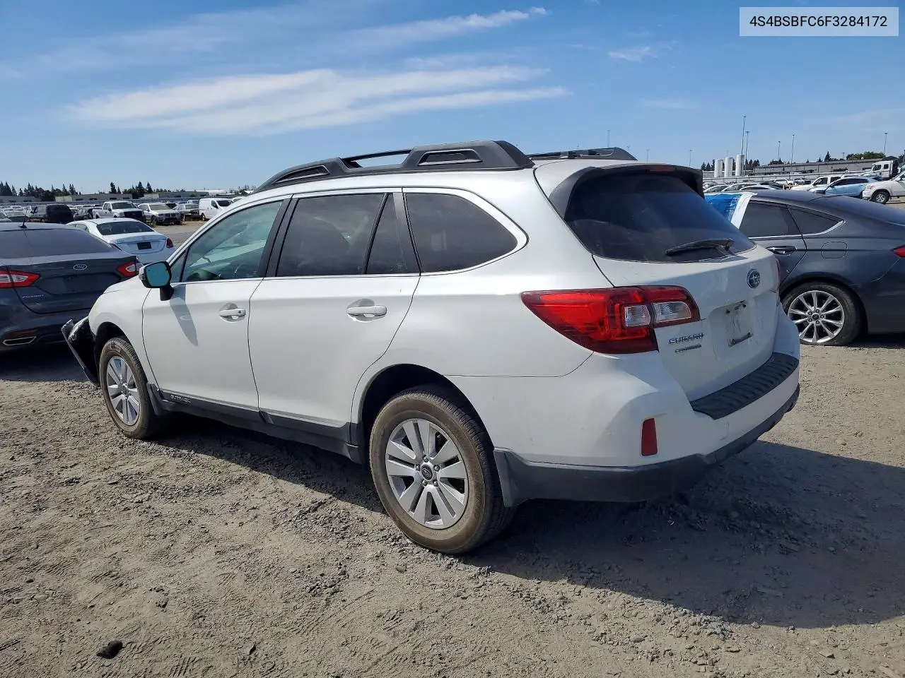 2015 SUBARU OUTBACK VIN 4S4BSBFC6F3284172 — фото 2
