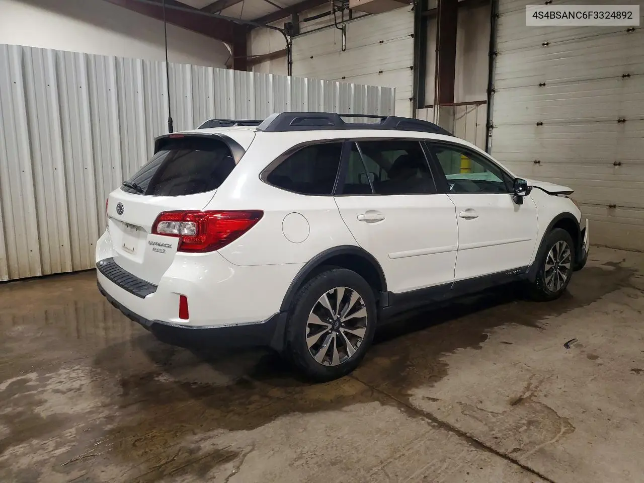 2015 SUBARU OUTBACK VIN 4S4BSANC6F3324892 — фото 3