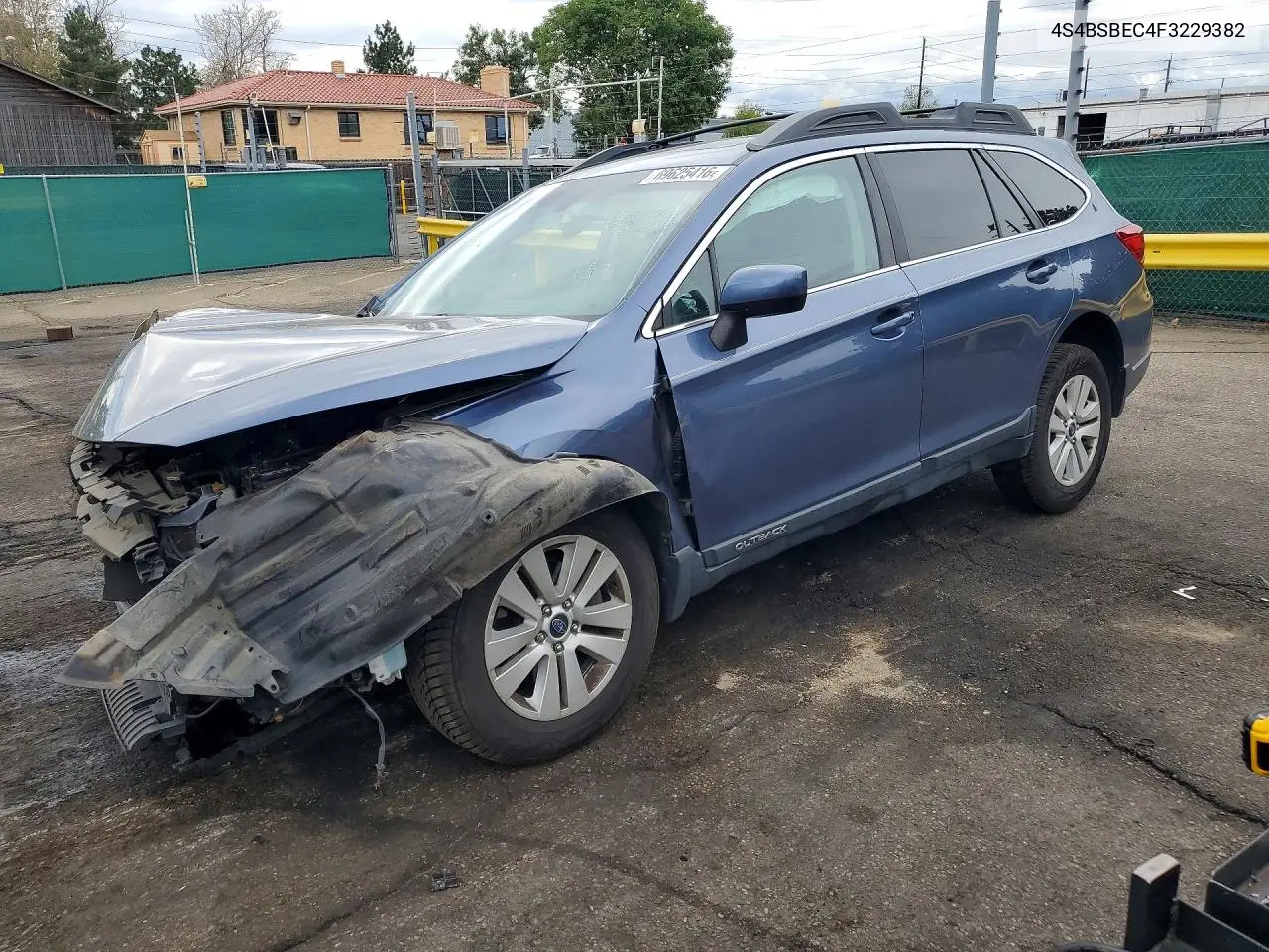 SUBARU OUTBACK 2015, VIN 4S4BSBEC4F3229382