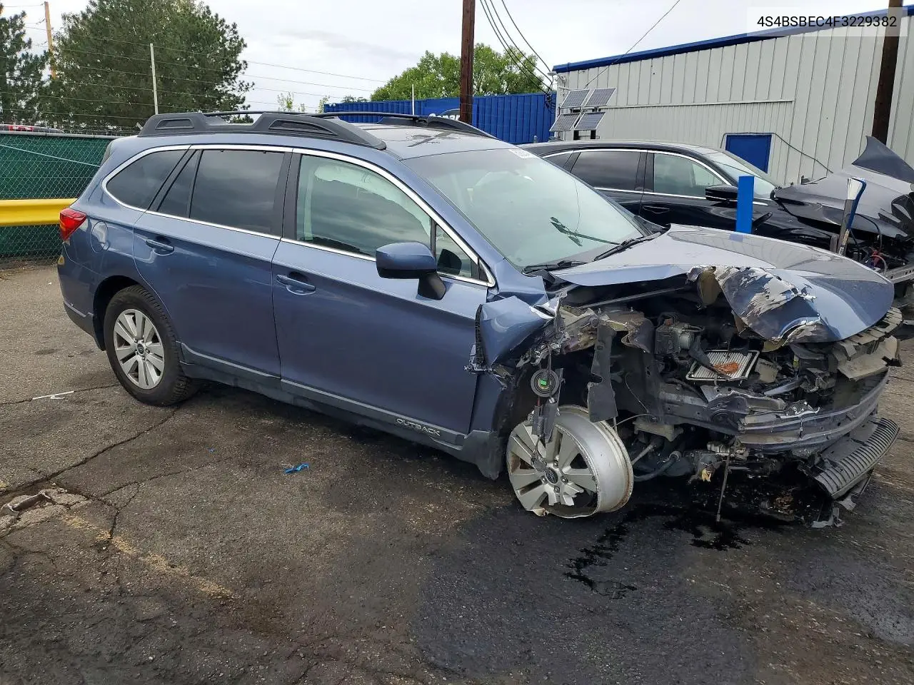 2015 SUBARU OUTBACK VIN 4S4BSBEC4F3229382 — фото 4