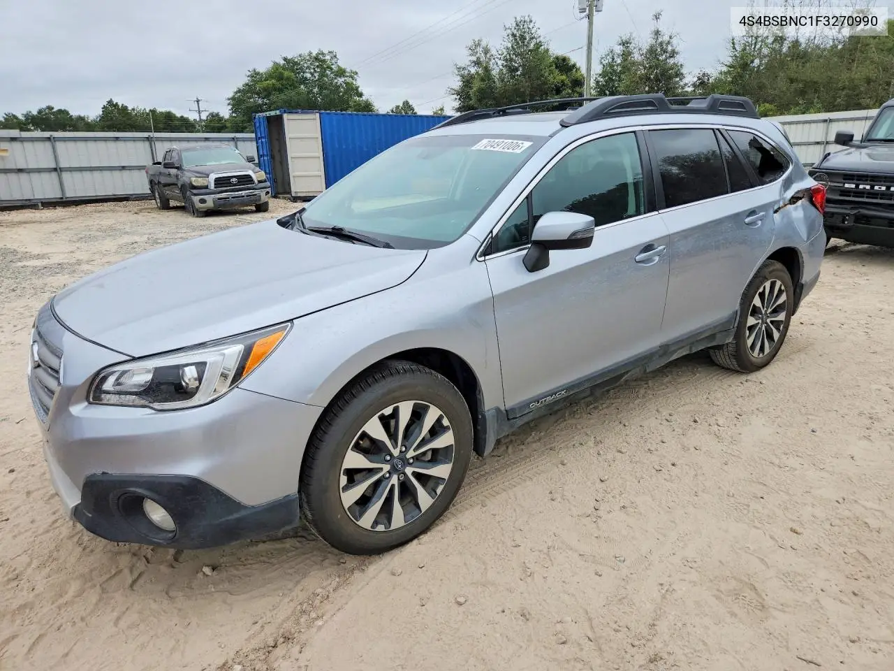 SUBARU OUTBACK 2015, VIN 4S4BSBNC1F3270990
