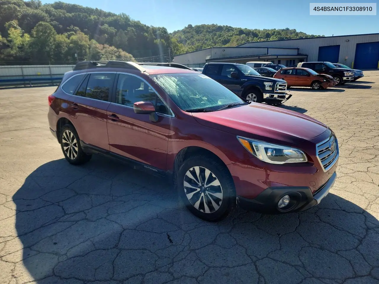 2015 SUBARU OUTBACK VIN 4S4BSANC1F3308910 — фото 4